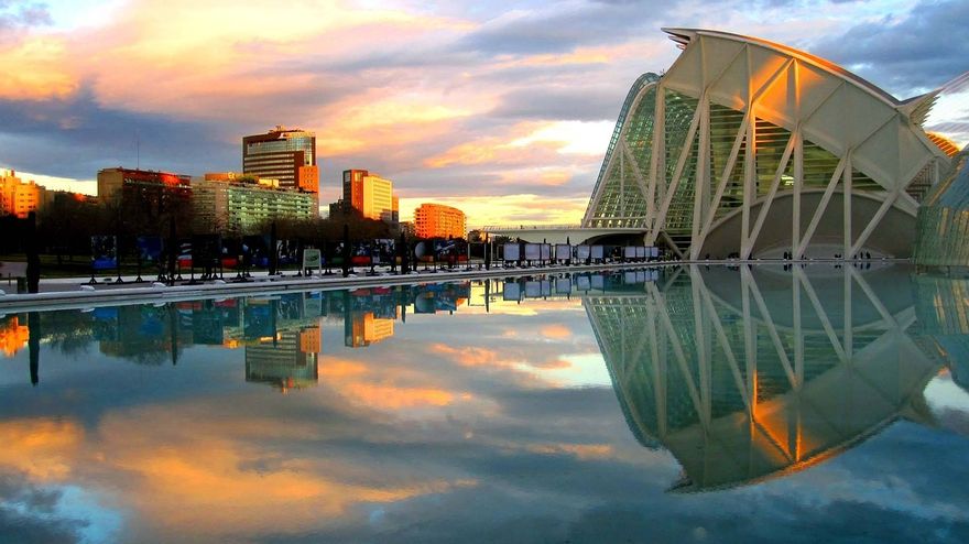 Valencia Sonnenuntergang